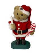 Vintage AVON Lighted Musical Mr Claus Plush Santa Teddy Bear Holiday Chr... - $16.82