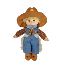 12&quot; VINTAGE HOLLY HOBBIE FRIEND COWPOKES RAG DOLL BOY STUFFED ANIMAL PLU... - £59.99 GBP