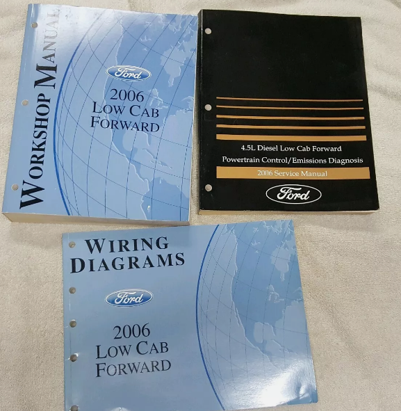 Manuel De Réparation De Service Ateliers Ford Low Cab Forward 2006 Ensem... - $30.06