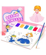 Paint with Water Books Watercolor Coloring Book for Kids Ages 4 8 Waterc... - £19.87 GBP