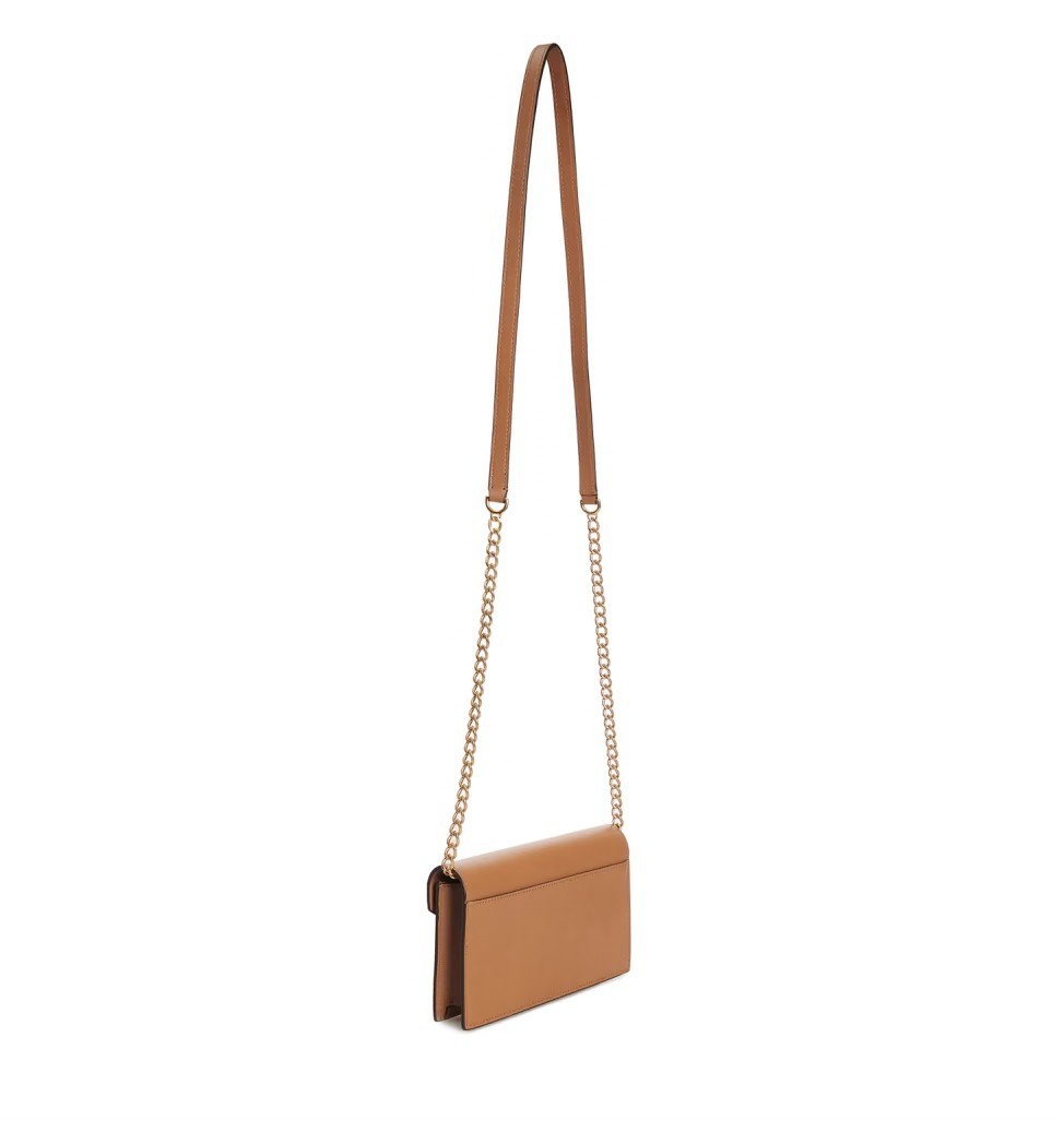 Polo Ralph Lauren Polo ID Leather Chain Wallet & Crossbody – Classic Tan Item image 2