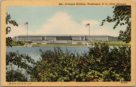 Pentagon Building Washington DC River Entrance Postcard PC533 - £3.73 GBP