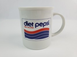 Vintage Diet Pepsi One Calorie white coffee cup / mug no chips or cracks - £8.21 GBP