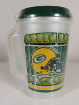 VTG Green Bay Packer Super Bowl Champions Custom Edge Large Drinking Cup w/ Lid - £15.47 GBP