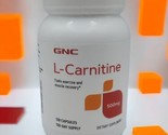  GNC L-Carnitine 500 MG Dietary Supplement 120 Capsules SEALED 12/2024 - $24.74