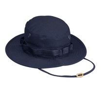 NEW  SOLID BLUE  MILITARY STYLE  HOT WEATHER HUNTING FISHING BOONIE SUN HAT - $26.99
