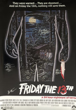 Friday the 13th Signed Movie Poster - $180.00