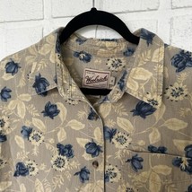 Vintage Woolrich Rugged Outdoor Button Up Short Sleeve Mens XL Floral Print  - £14.06 GBP