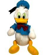 Disneyland Walt Disney World Sitting 13&quot; Donald Duck Plush Made in Korea - $18.34