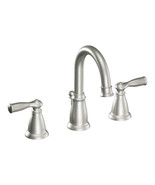 MOEN Banbury 8 in. Widespread 2-Handle High-Arc Bathroom Faucet Brushed ... - €136,31 EUR