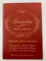 1939 Program Metropolitan Opera House Landgraf Hermann in Tannahaeuser - £11.32 GBP