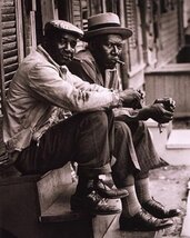 African American Men Sitting on Stoop, Charleston, SC, 1962 by McMahan P... - $9.95