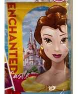 Disney Princess Belle Flag Party Banner Beauty and Beast Indoor Outdoor ... - $12.86
