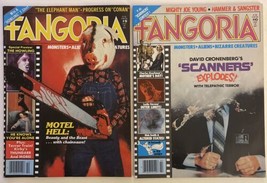 FANGORIA Early Issues 1980/81 Magazine Issues #9 &amp; 10 New/Unread Bagged ... - £97.03 GBP