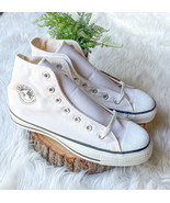 VTG Anaconda Sports Shoes Converse All Star Chuck Taylor USA Hi Top Whit... - $1,833.40 MXN