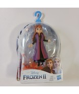 Disney Frozen II Anna Figurine Doll With Cape Hasbro 3.75&quot; Tall 2019 NIP  - €8,72 EUR