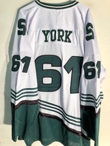 An item in the Sports Mem, Cards & Fan Shop category: Reebok Authentic NCAA Jersey Michigan State Spartans Mike York White Thrbk sz 58