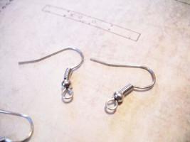 Stainless Steel Ear Wires Earring Wires Silver Hypoallergenic Hook Wires 10pcs - £5.38 GBP
