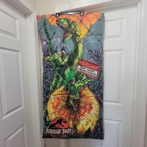 Vintage 1992 Jurassic Park Dilophosaurus Velociraptor Sleeping Bag 56” X... - $49.22 CAD