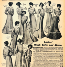 1901 Ladies Wash Suits Reproduction Advertisement Sears Fashion Clothes ... - $459.19 MXN