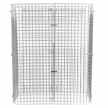 NSF Chrome Wire Security Cage - 24 inch x 48 inch x 61 inch - $1,315.14