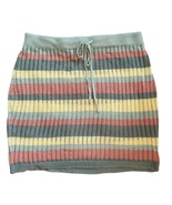 Almost Famous Pointelle Striped Mini Skirt 3X - $38.63 CAD