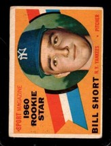 1960 Topps #142 Bill Short Vg (Rc) Yankees Rs *NY11345 - £1.73 GBP