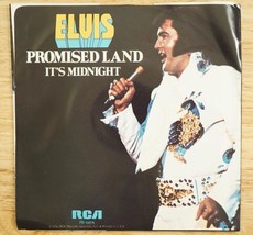 Vintage Elvis Presley RCA 45 Record PB-10074 Promised Land It&#39;s Midnight PS - £19.77 GBP
