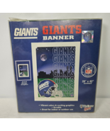 Vintage NFL New York Giants 28x42 Banner WinCraft Sports Official UNUSED... - $373.16 MXN