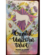 Crystal Unicorn Tarot Deck English Fortune Telling Divination Oracle Fam... - $29.58