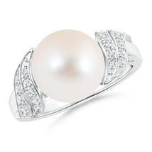 Authenticity Guarantee

Angara Freshwater Cultured Pearl and Diamond Swirl Ri... - £967.25 GBP