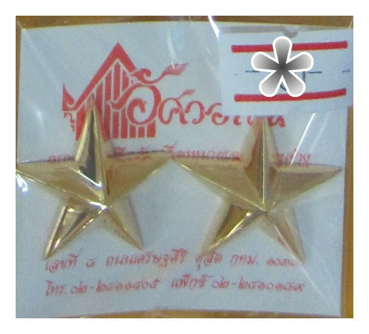 #0040 Thai Army Corps regimental gilded lapel pin badge Militaria Surplu... - $14.03