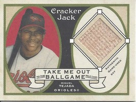 2005 Topps Cracker Jacks Take Me Out To The Ballgame Relics M Tejada Bat Orioles - £2.79 GBP