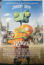 Rango Movie Poster 2011 Original Promotional 27x40 Folded One Sided Johnny Depp - £12.57 GBP