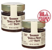 2 Packs Trader Joe’s Bourbon Vanilla Bean Paste 4 oz ONE JAR - $19.90