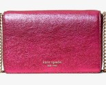 NWB Kate Spade Spencer Chain Crossbody Wallet Metallic Pink PWR00158 Gif... - £78.02 GBP