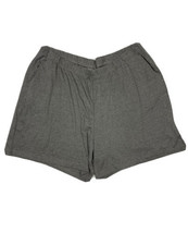Jessica London Women Plus Size 30/32 (Measure 42x7) Gray Pull On Sweat Shorts - £7.64 GBP