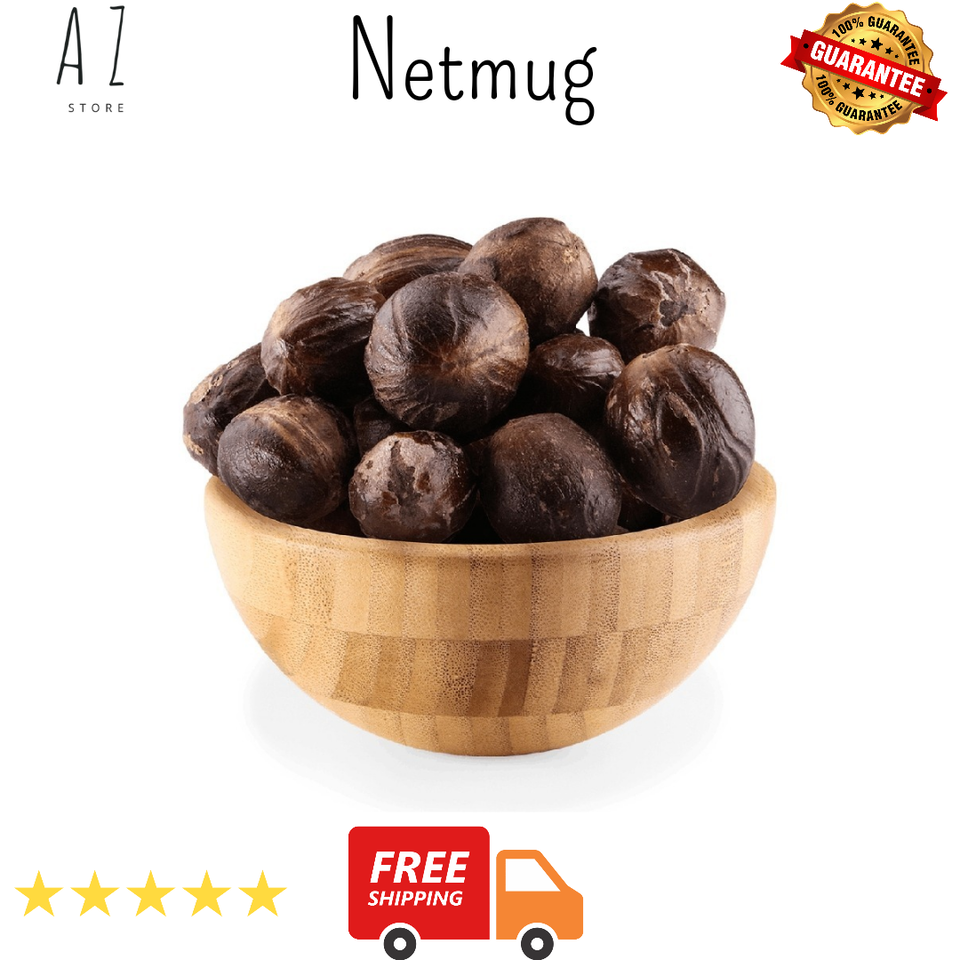Premium Organic DRIED Inshell Netmug جوزة الطيب بقشره - $18.80+