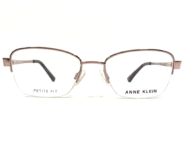 Anne Klein Petite Eyeglasses Frames AK5065 780 ROSE GOLD Pink Half Rim 49-17-135 - £36.49 GBP