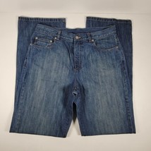 LRL Ralph Lauren Women&#39;s Denim Blue Jeans  Size 10 Straight Leg loose fit - £13.32 GBP