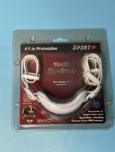 SportStar Youth Hurricane Gel ChinStrap Size Youth / Color White Brand New - $8.91