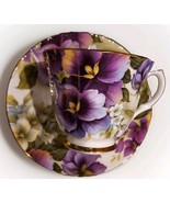 Vintage Duchess Fine Bone China Rose Tea Cup and Saucer with Gold Trim V... - €21,33 EUR