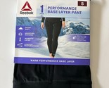 Reebok Women&#39;s Warm Performance Base Layer Pants Size Small Black Brand NEW - £6.30 GBP