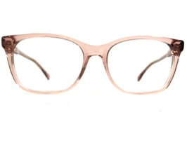 Lacoste Eyeglasses Frames L2870 662 Clear Pink Cat Eye Square Full Rim 5... - $65.23