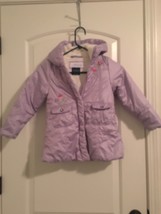 Weatherproof Girls Purple Coat Jacket Zip Up Size 4/5 - £34.90 GBP