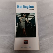 Burlington Northern Railroad Passenger and Freight Timetable 1966 - £9.73 GBP