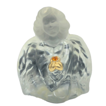 Fenton Angel Figurine opalescent glass usa birthday stone amber sculptur... - £15.26 GBP