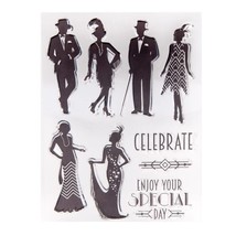 Enjoy your special day Clear stamps Rubber seals for DIY scrapbooking card - $6.88
