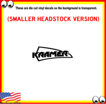 Kramer Block #2 Guitar Headstock Vinyl Cut Decal Sticker For Guitar Restoration - £7.99 GBP+