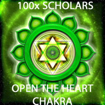 100X 7 Scholars Work Opening The Heart Chakra For Sight Magick Ring Pendant - £86.31 GBP
